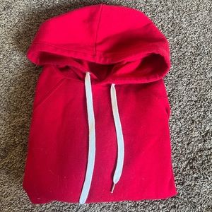 F21 red hoodie